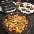 El cooksnap de César Angulo González cuando hizo Kaisen Maki (Maki de marisco).