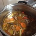 El cooksnap de Maria Paz Dominguez/ @pacitamama en instagram cuando hizo Ajiaco.