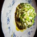 El cooksnap de marta couto cuando hizo Ensalada apio, manzana, queso, palta y otros.