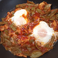 El cooksnap de anahelenarubio cuando hizo Revuelto de judías verdes con tomate.