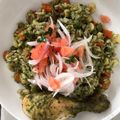 El cooksnap de Amaru Maeda cuando hizo Sencillo arroz con pollo.