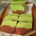 Cooksnap dari Angken Keenan untuk resep 279. Bolu Santan Lapis Coklat-Pandan