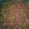 El cooksnap de Karmen Montes cuando hizo Calabacitas a la mexicana con tocino.