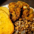 Jamey Hall's cooksnap of when they made Jumping crispy fried fog legs.