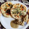 Moubani Das Biswas का कुकस्नैप जब उन्होंने अमृतसरी आलू कुलचा (Amritsari aloo Kulcha recipe in Hindi) बनाया था।
