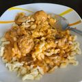 Csiszárné Farkas Klára Cooksnap-ja, amikor elkészítette a(z) Bakonyi húsgombóc nokedlivel receptet.