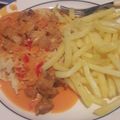 El cooksnap de Evee Bitancurt cuando hizo Strogonoff de pollo.