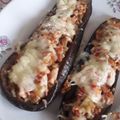 El cooksnap de Marta Perez cuando hizo Berenjenas rellenas de pollo y vegetales.