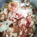 El cooksnap de Andrea cuando hizo Berenjenas a la siciliana.