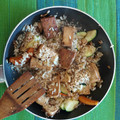 El cooksnap de Raquelilla cuando hizo Salteado de tofu con arroz integral y verduras.