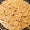 El cooksnap de Mar Mora cuando hizo Pollo al Curry con arroz.