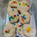 El cooksnap de Ivana Escobar cuando hizo 🍪Galletitas veganas de banana 🍌 coco rallado 🥥 y chips de chocolate 🍫.