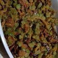 Cooksnap dari mega untuk resep Tumis Tempe Pare Teri (tips anti pahit)