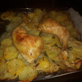 El cooksnap de Mónica Guitart cuando hizo Contramuslo de pollo al horno.