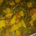 Neha Das का कुकस्नैप जब उन्होंने आलू सेम (aloo sem recipe in Hindi) बनाया था।
