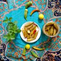 کوک اسنپ علی بعد از امتحان کردن ترشی بامیه.