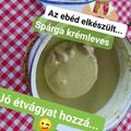 Renátó Nedeczky Cooksnap-ja, amikor elkészítette a(z) Holland spárgakrémleves Nóri módra receptet.
