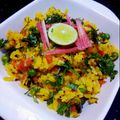 Shital Siddhesh Raut's cooksnap of when they made आलु मटार पोहे.