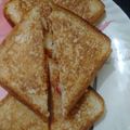 Navya Arora का कुकस्नैप जब उन्होंने आलू टोस्ट (aloo toast recipe in Hindi) बनाया था।