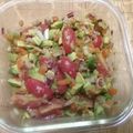 El cooksnap de Luz Marina cuando hizo Ensalada de quinoa y vegetales crudos.