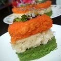 Sana Jinabade का कुकस्नैप जब उन्होंने तिरंगा ढोकला (Tiranga dhokla recipe in Hindi) बनाया था।