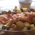 El cooksnap de Belen Junco cuando hizo Patatas asadas con salsa picante.