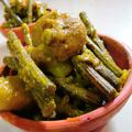 Nayna Bhadra's cooksnap of when they made সজনে ডাঁটার সবজি (Sajne Datar Sobji recipe in Bengali).