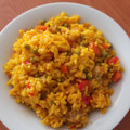 El cooksnap de Julián cuando hizo Arroz con pollo.