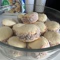 El cooksnap de Karina Borges cuando hizo Alfajorcitos / Alfajores de maicena.