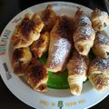 El cooksnap de Sergio Molina Carrero cuando hizo Croissant rellenos de chocolate.