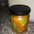 El cooksnap de Susana Pineda cuando hizo Pickles caseros.