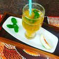 Manisha's Desi kitchen's cooksnap of when they made Aam Panna (Aam Pora Shorbot).