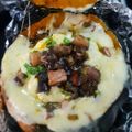 El cooksnap de Mariana Bozzola cuando hizo Zapallo relleno al horno.
