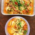 Cooksnap của Pi Ha khi họ làm theo món Xíu mại sốt cà chua