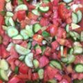 صورة من طـبخآت يآسـمـين🌹🌷، شاركها بعد تجربة وصفة سلطه عربيه 🥒🍅