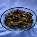 Sweta Sarkar's cooksnap of when they made উচ্ছে বেগুন ভাজা.
