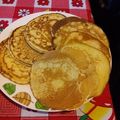 El cooksnap de Gabriela Taffuri cuando hizo Panqueques Americanos con Dulce de Leche (Hotcakes).