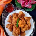 Madhvi Dwivedi का कुकस्नैप जब उन्होंने आलू की पकौड़ी (aloo ki pakodi recipe in Hindi) बनाया था।