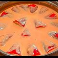 El cooksnap de 95vanedg cuando hizo Pimientos del piquillo rellenos de bacalao y con mi salsa.