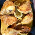 El cooksnap de Carlos Moreno cuando hizo Muslos de pollo asados al limón con pimiento asado.
