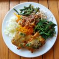 Cooksnap dari Ria Mamanya Tata untuk resep Sego Pecel Kukus