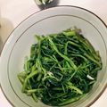 Selena Chung 的 蒜炒空心菜 cooksnap
