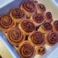 El cooksnap de Majo Moreira cuando hizo Cinnamon rolls o rolls de canela.