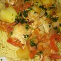 El cooksnap de Mariana Villanueva D Nadie cuando hizo Pollo de mar estofado.