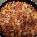 Cooksnap dari Riska untuk resep Tumis Kentang Wortel dan Daging Cincang Saus Tiram