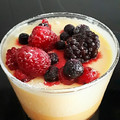 El cooksnap de Paquichu cuando hizo Mousse de chocolate blanco con frutos rojos.