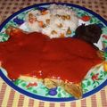 El cooksnap de Ana Laura Ruiz Aguayo cuando hizo Chuleta de cerdo con arroz.