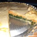 El cooksnap de Romy Casas cuando hizo Tarta de calabaza y espinacas (bicolor).