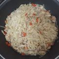 El cooksnap de Nina Esteve Solberg cuando hizo Wok de pollo y noodles.