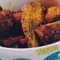 Veena Chopra का कुकस्नैप जब उन्होंने प्याज़ करेला की सब्जी (pyaz karela ki sabzi recipe in Hindi) बनाया था।